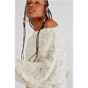 Free People $198 New Dream Pullover in Cookies and Cream NEW WITH TAGS